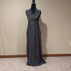 Charcoal grey maxi dress